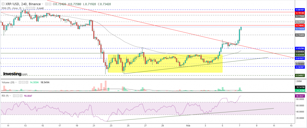 تحليل سعر الريبل مقابل الدولار تحليل 07 فبراير