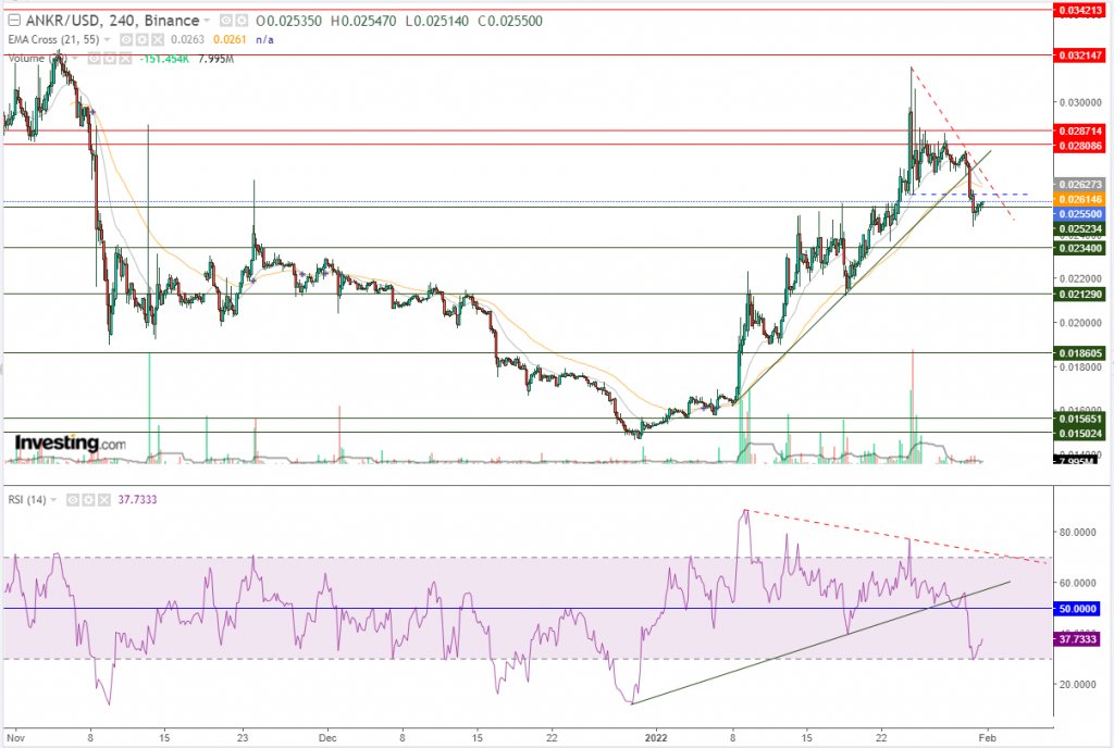 تحليل عملة Ankr مقابل الدولار خسرت 23 %، هل تواصل النزيف؟