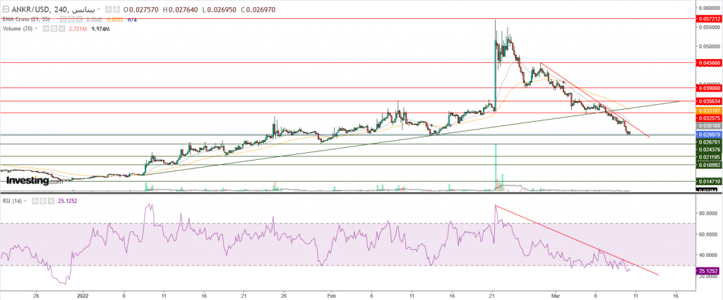 تحليل عملة Ankr مقابل الدولار فقدت 35%، ما هو المستهدف؟