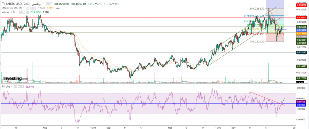 تحليل عملة Ankr مقابل الدولار ما هو التحليل والهدف -25 نوفمبر