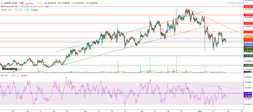 تحليل عملة Ankr مقابل الدولار ما هو التحليل والهدف - 15 يناير