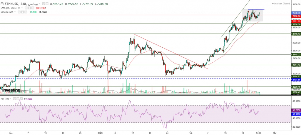 إيثريوم مقابل الدولار ما هو التحليل والهدف - 25 فبراير